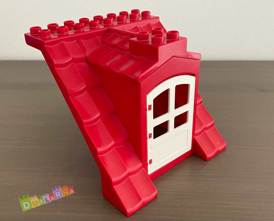Lego Duplo - Střecha velká červená / červená