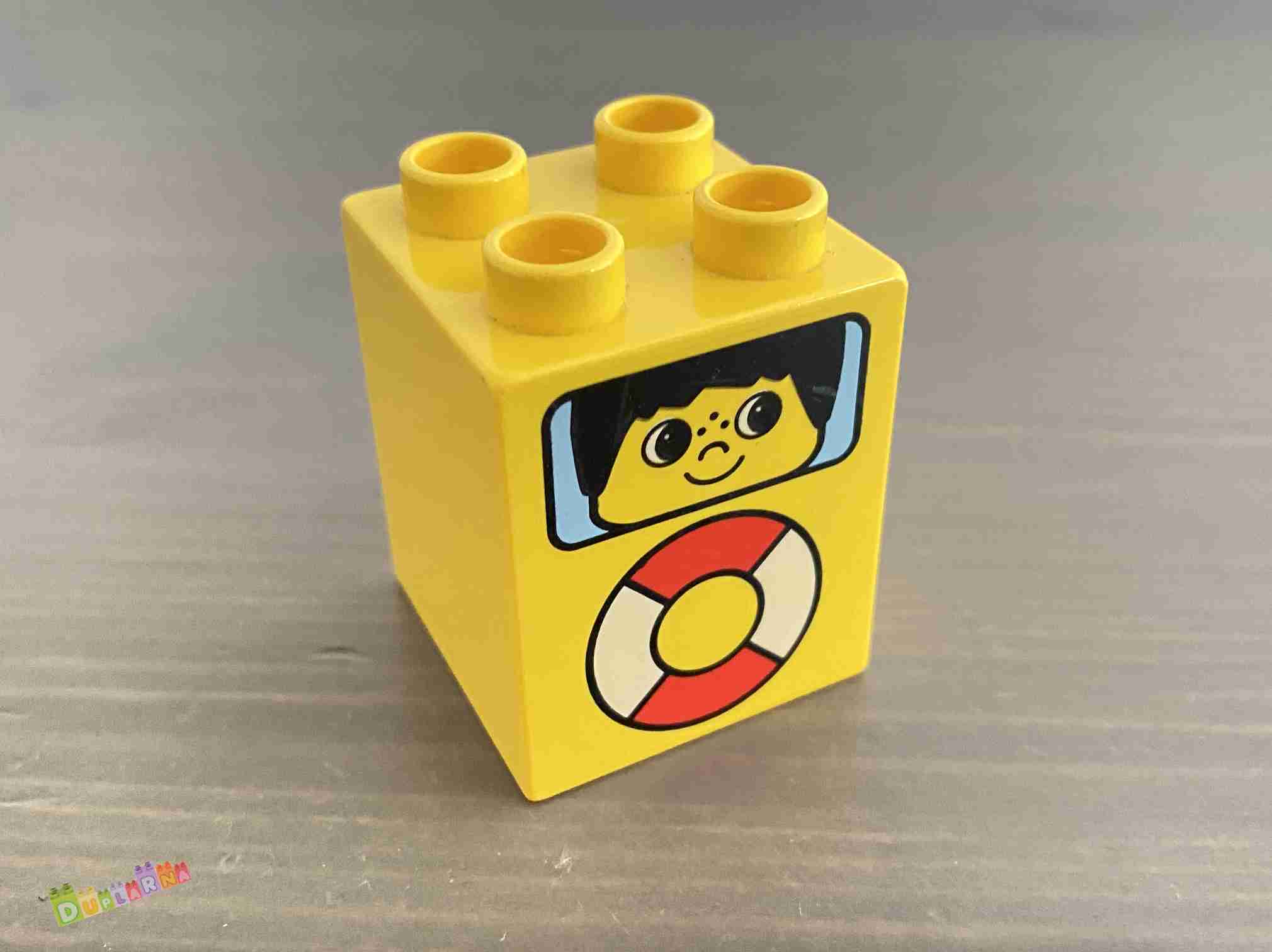 Lego Duplo - Kostka s potiskem - záchranný kruh