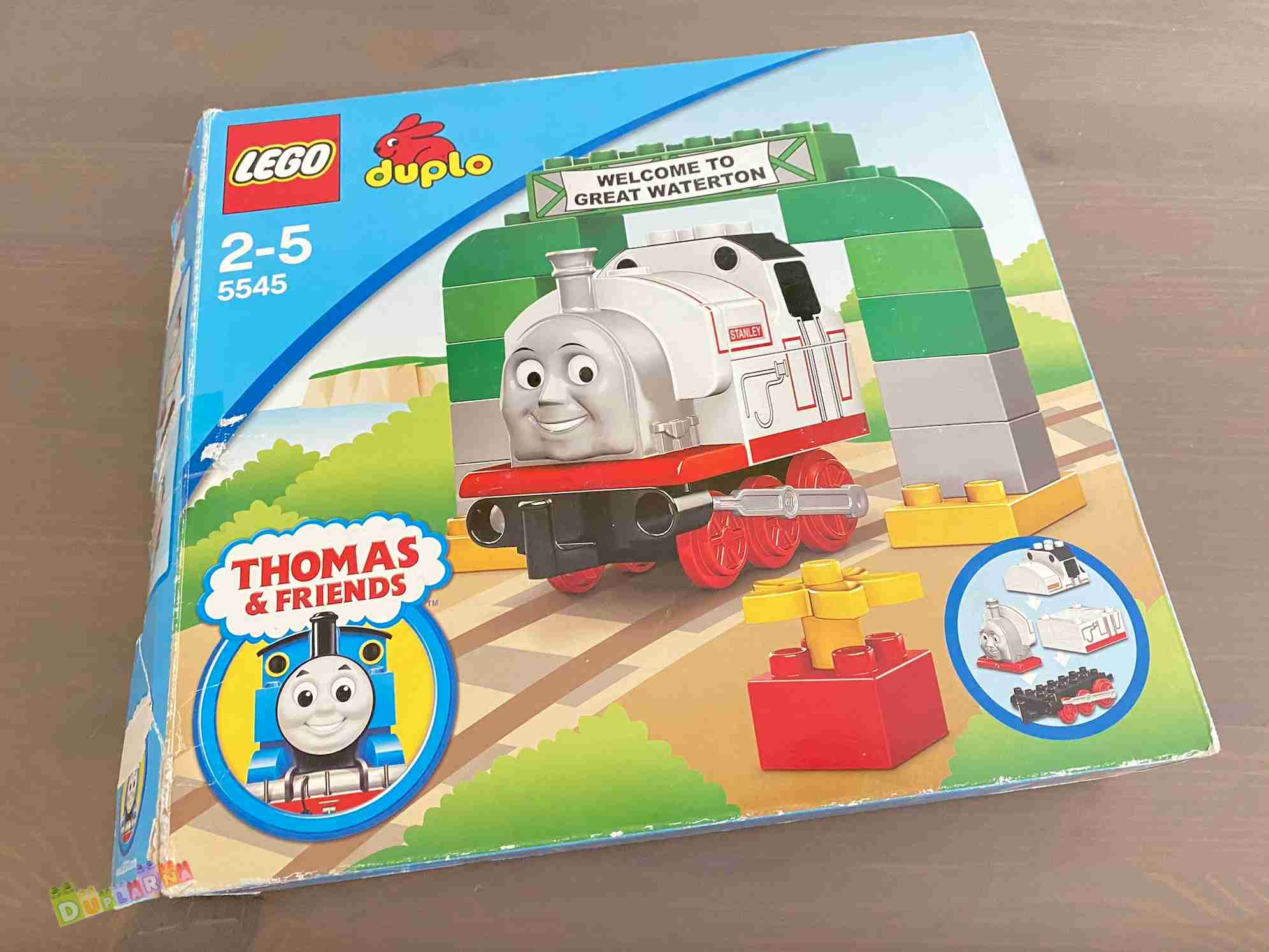 Lego Duplo 5545 - Mašinka Tomáš - Stanley ve městě Great Waterton