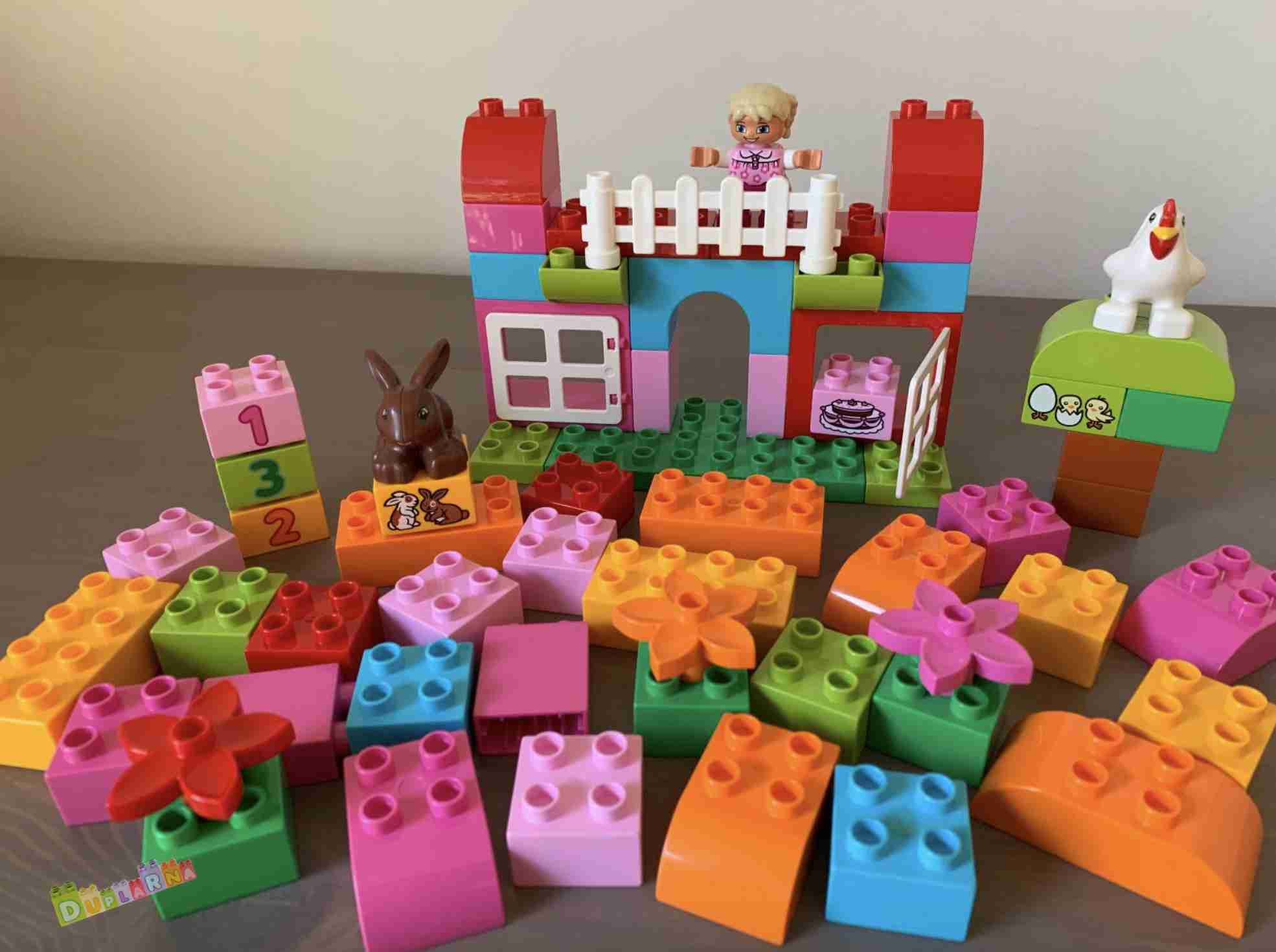 Lego Duplo 10571 - BOX - růžový set kostek