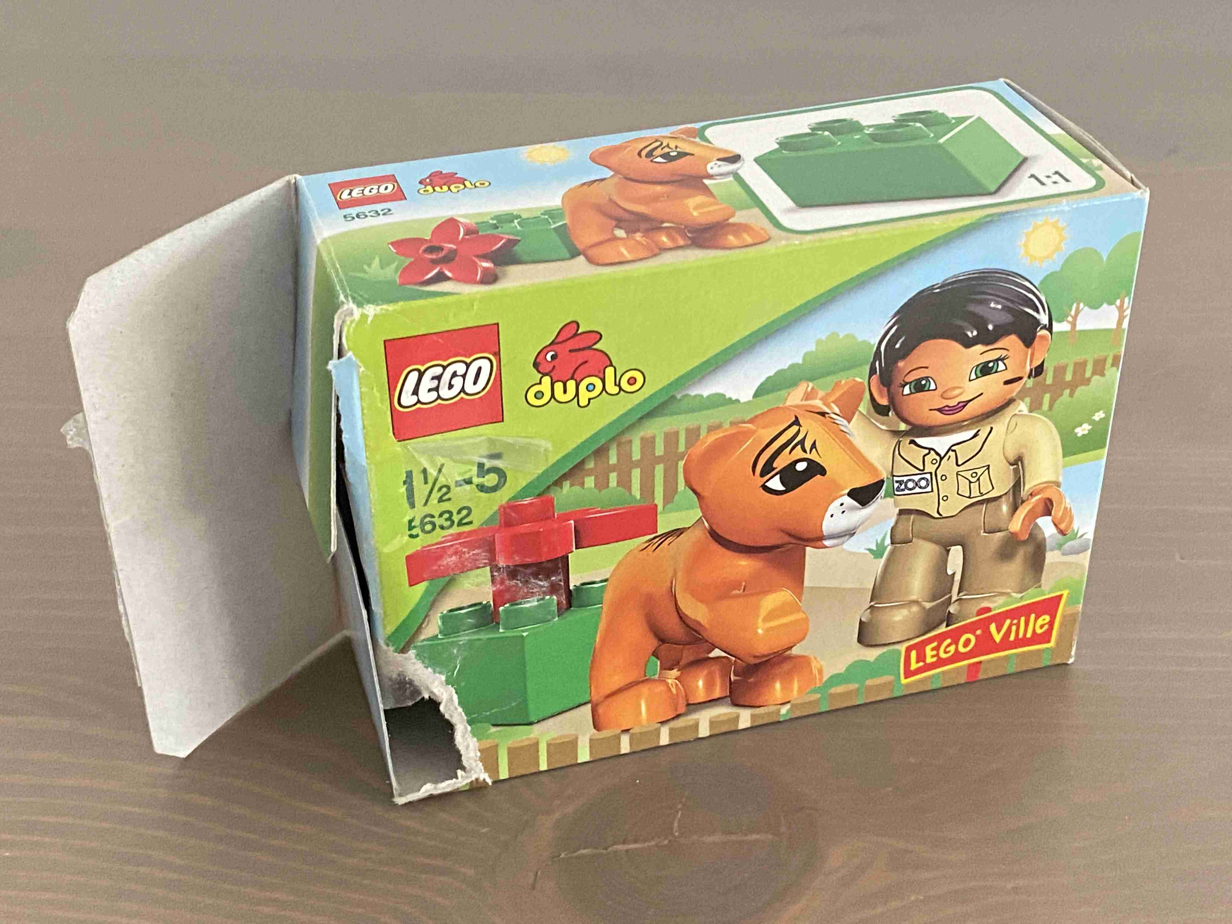 Lego Duplo 5632 - Tygr / Zoo ošetřovatelka a Tygřík
