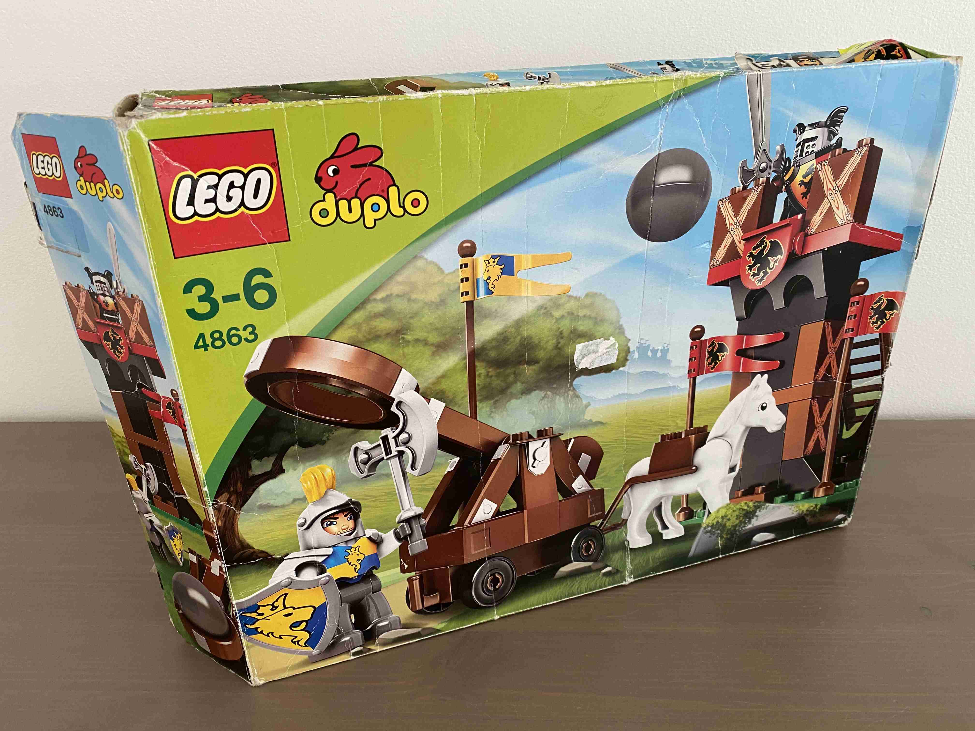 Lego Duplo 4863 - Strážní věž a katapult - Hrad - Rytíři