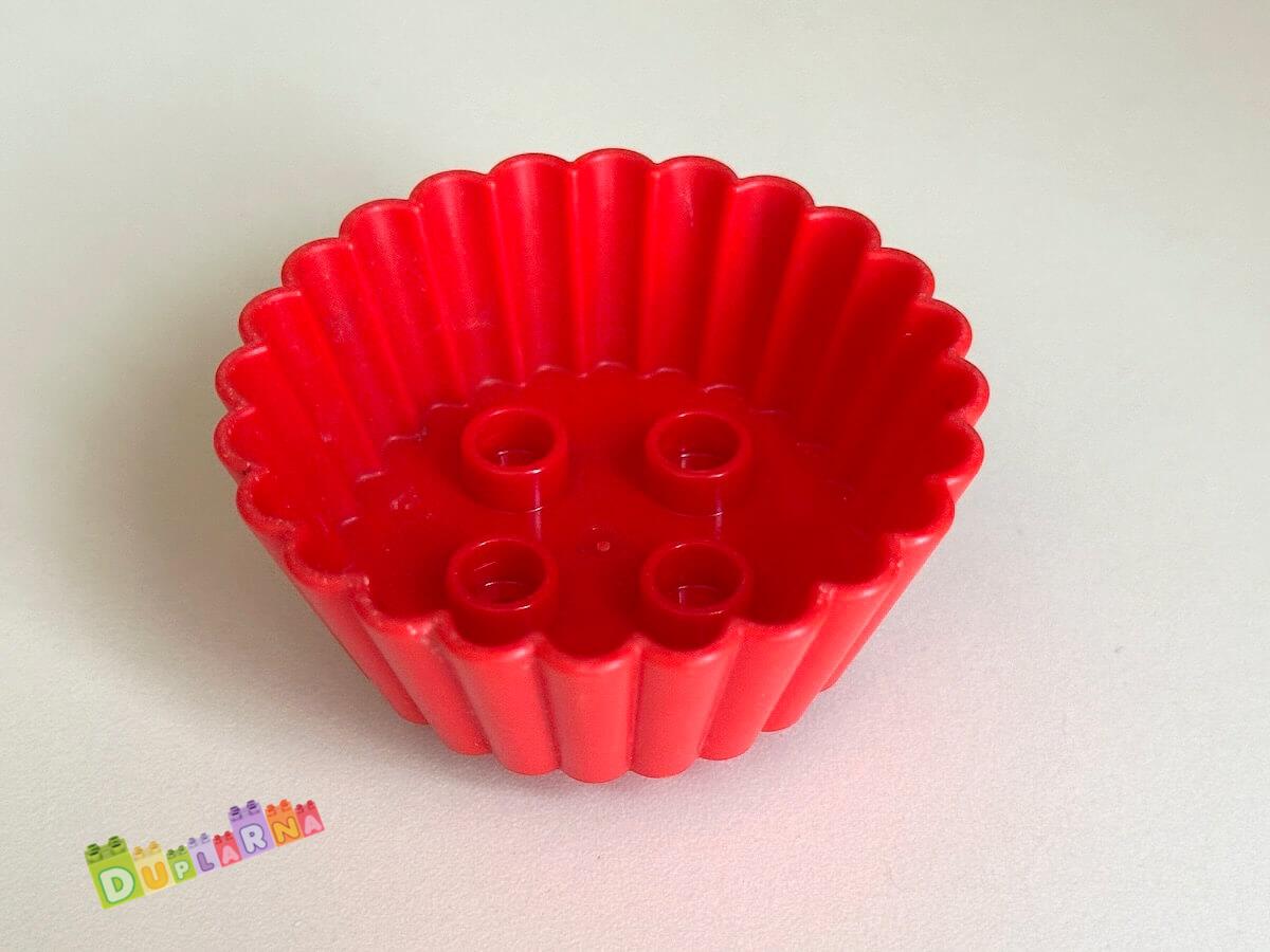 Lego Duplo červený cupcake, košíček