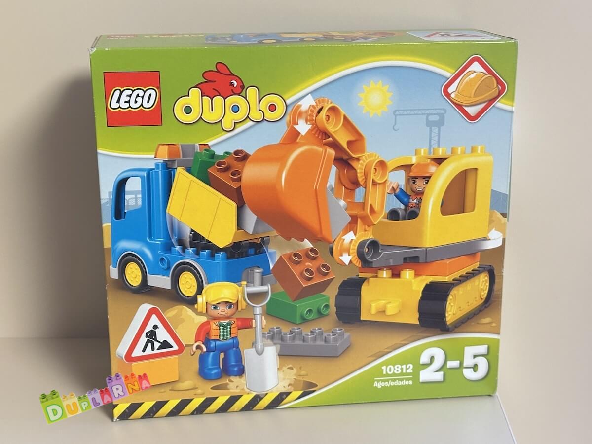 Lego Duplo Stavba - 10812 pásový bagr a náklaďák