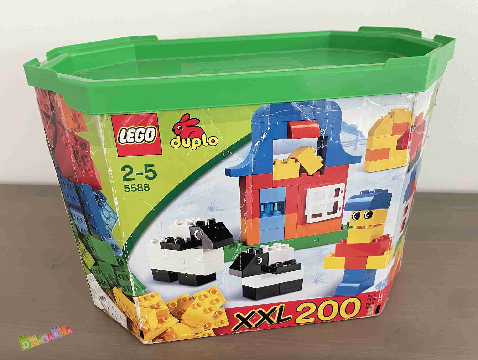 Lego Duplo 5588 - Gigant Box XXL - set kostek 200ks