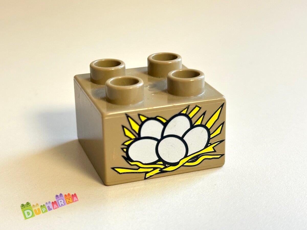 Lego Duplo - Kostka s potiskem - vajíčka