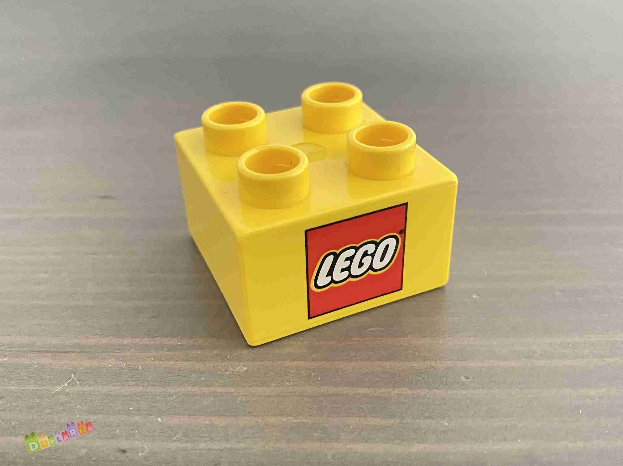 Lego Duplo - Kostka s potiskem - nápis LEGO