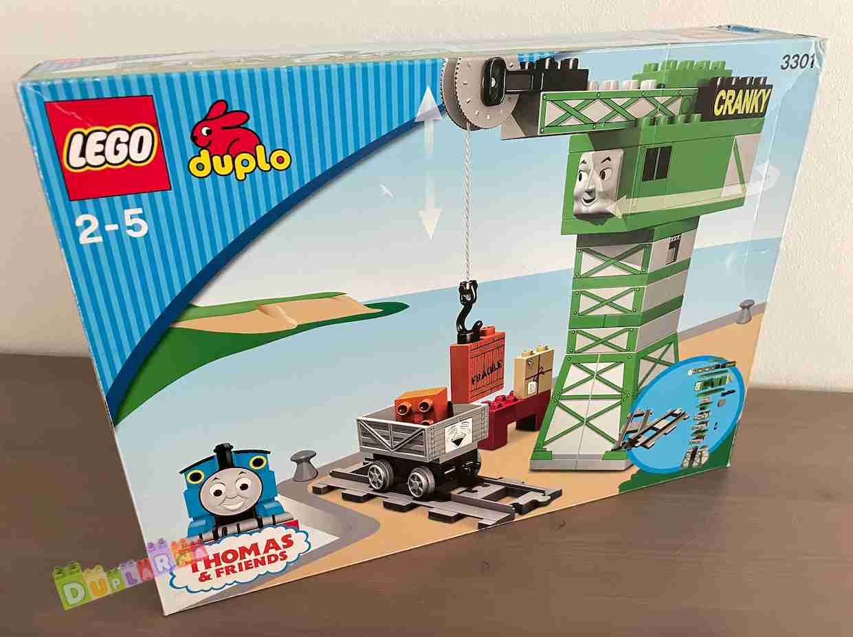 Lego Duplo 3301 - Mašinka Tomáš - Jeřáb CRANKY