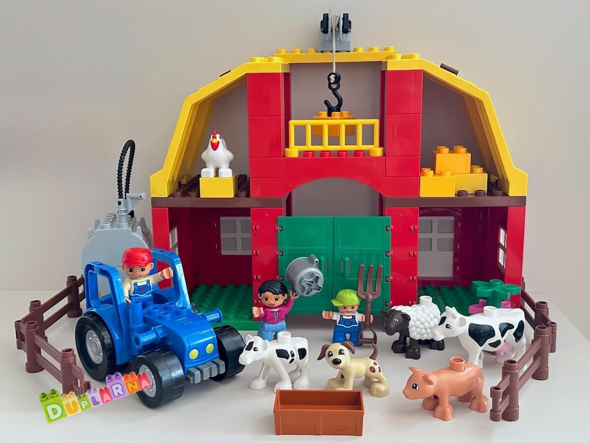 Lego Duplo 5649 - Velká farma, traktor, zvířata
