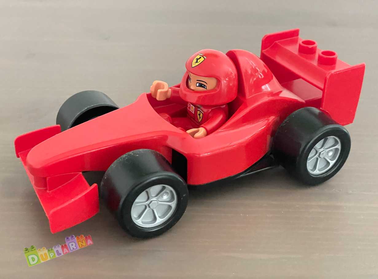 Lego Duplo - Auto - Formule Ferrari s pilotem