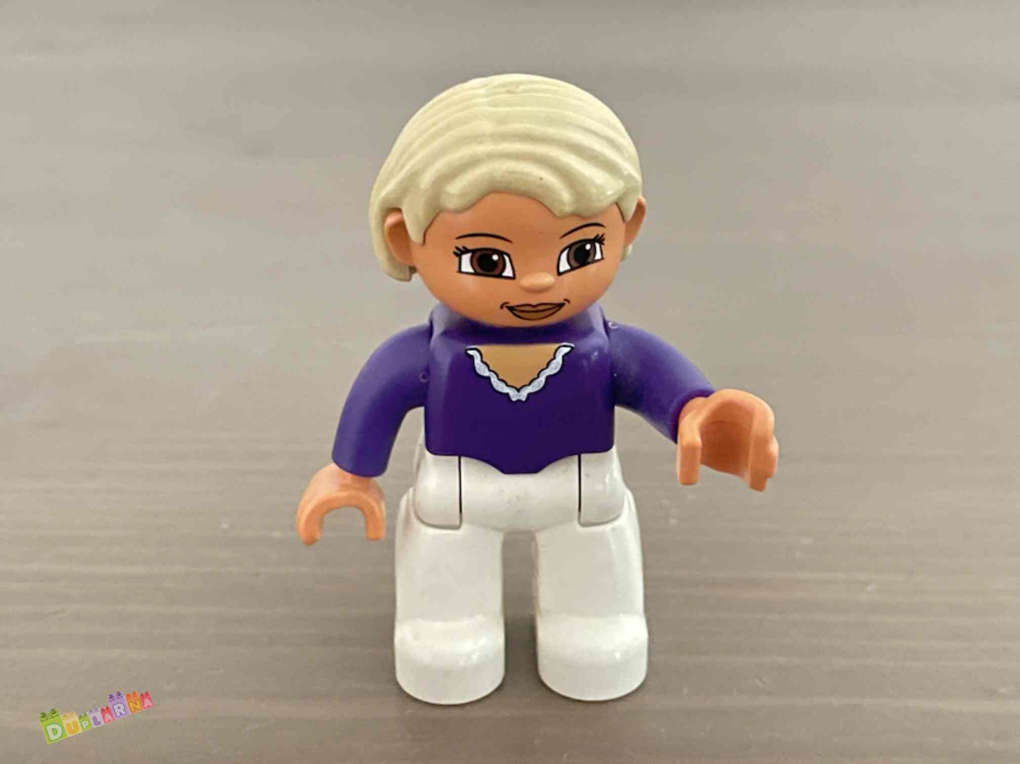 Lego Duplo Paní - Maminka fialové triko