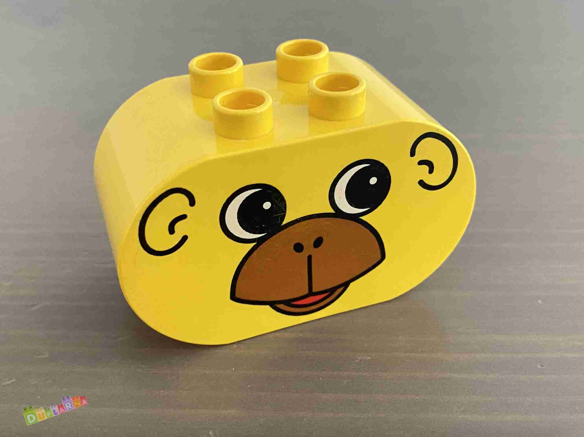 Lego Duplo - Kostka hlava - obličej opice