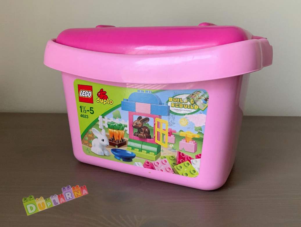 Lego Duplo 4623 - Růžový set kostek s boxem