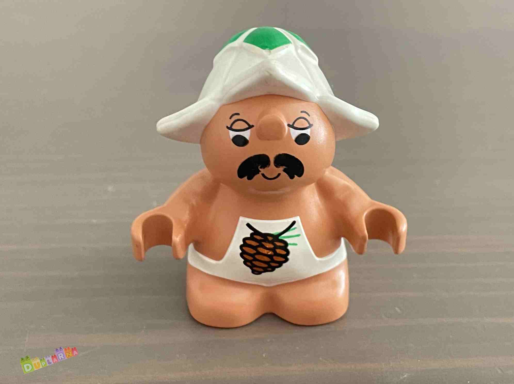Lego Duplo - Skřítek - Trpaslík bílý s šiškou