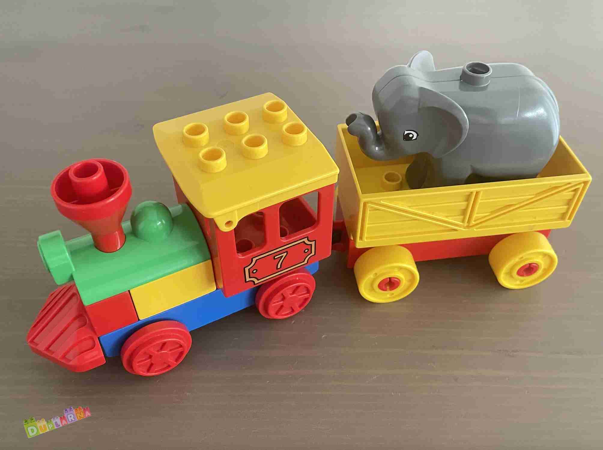 Lego Duplo vlak - vláček se slonem