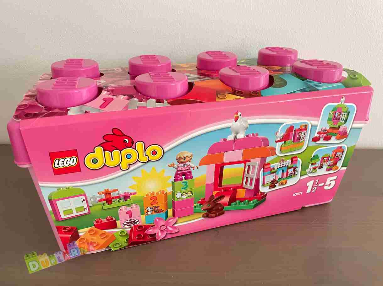 Lego Duplo 10571 - BOX - růžový set kostek