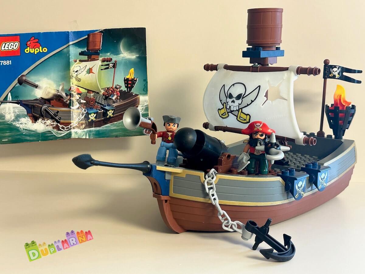 Lego Duplo 7881 - Pirátská loď se svítící plachtou