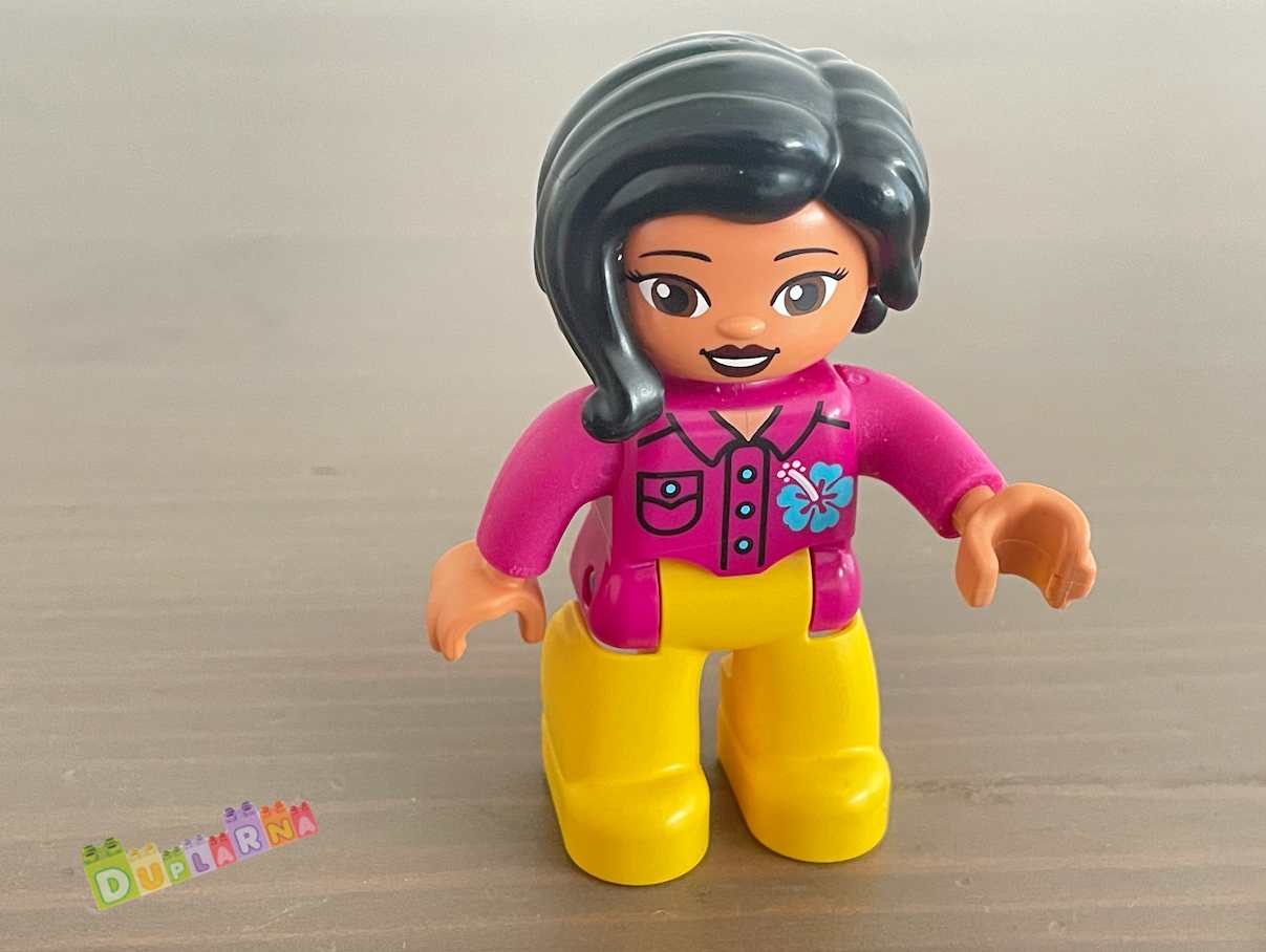 Lego Duplo Paní - Maminka - tmavě růžové tričko