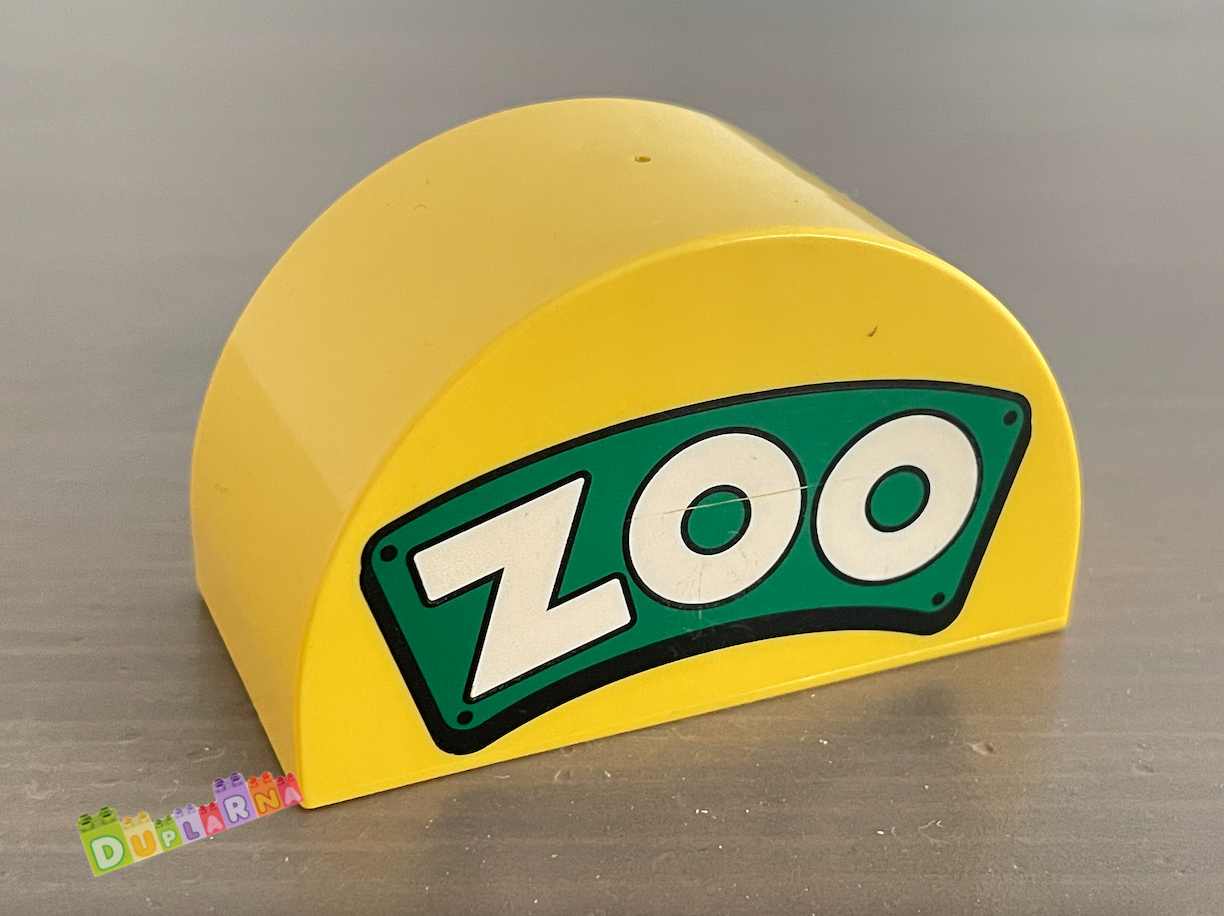 Lego Duplo - Kostka 2x4x2 s potiskem - ZOO