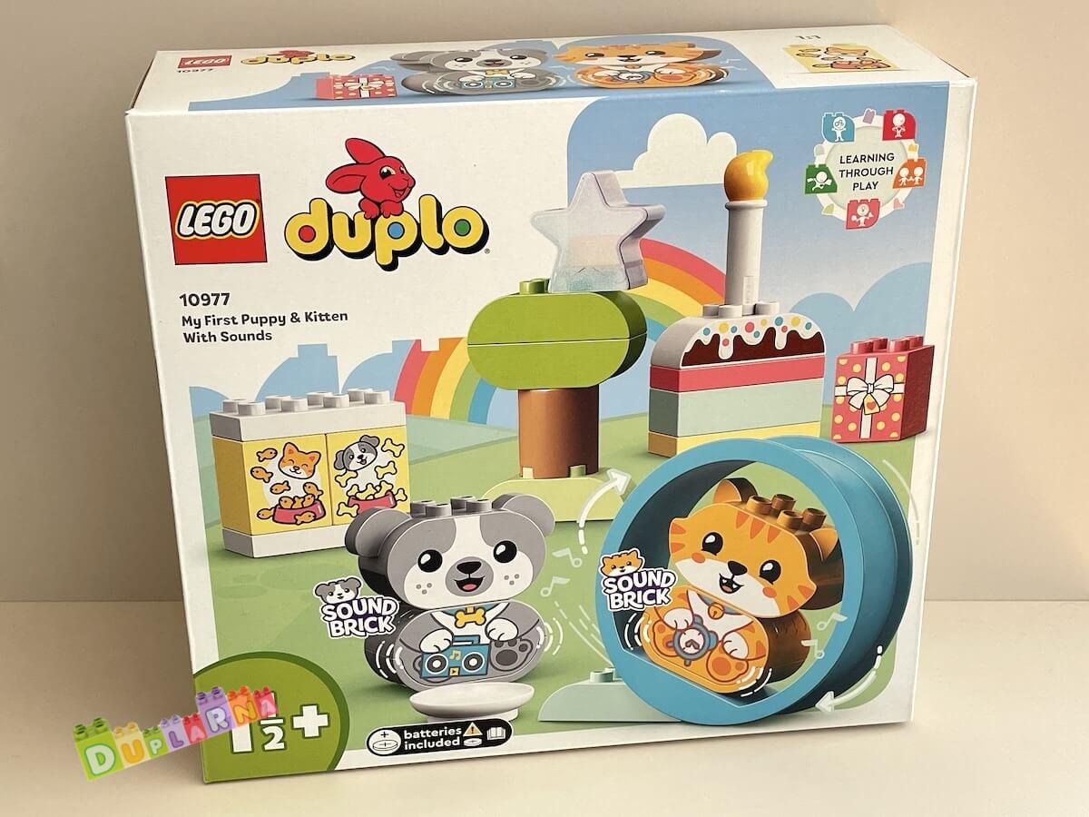 Lego Duplo 10977 - Moje první štěňátko a koťátko vydávající zvuky