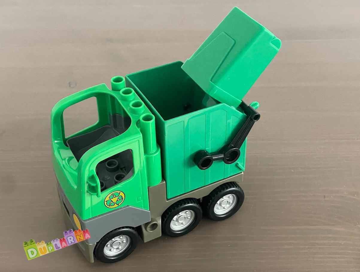 Lego Duplo - Popelář zelený - Popelářský vůz