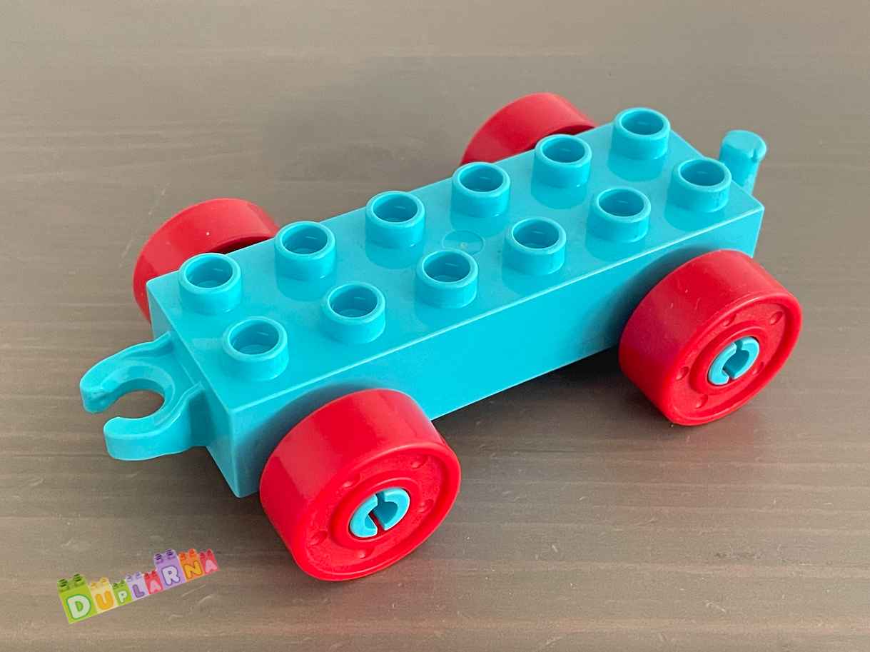 Lego Duplo vláček - podvozek tyrkysový