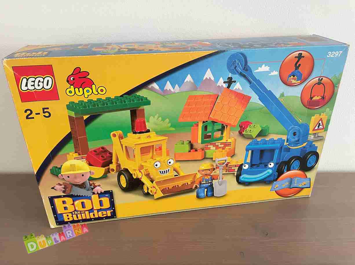 Lego Duplo 3297 - Bořek Stavitel Béďa a Lůďa na staveništi