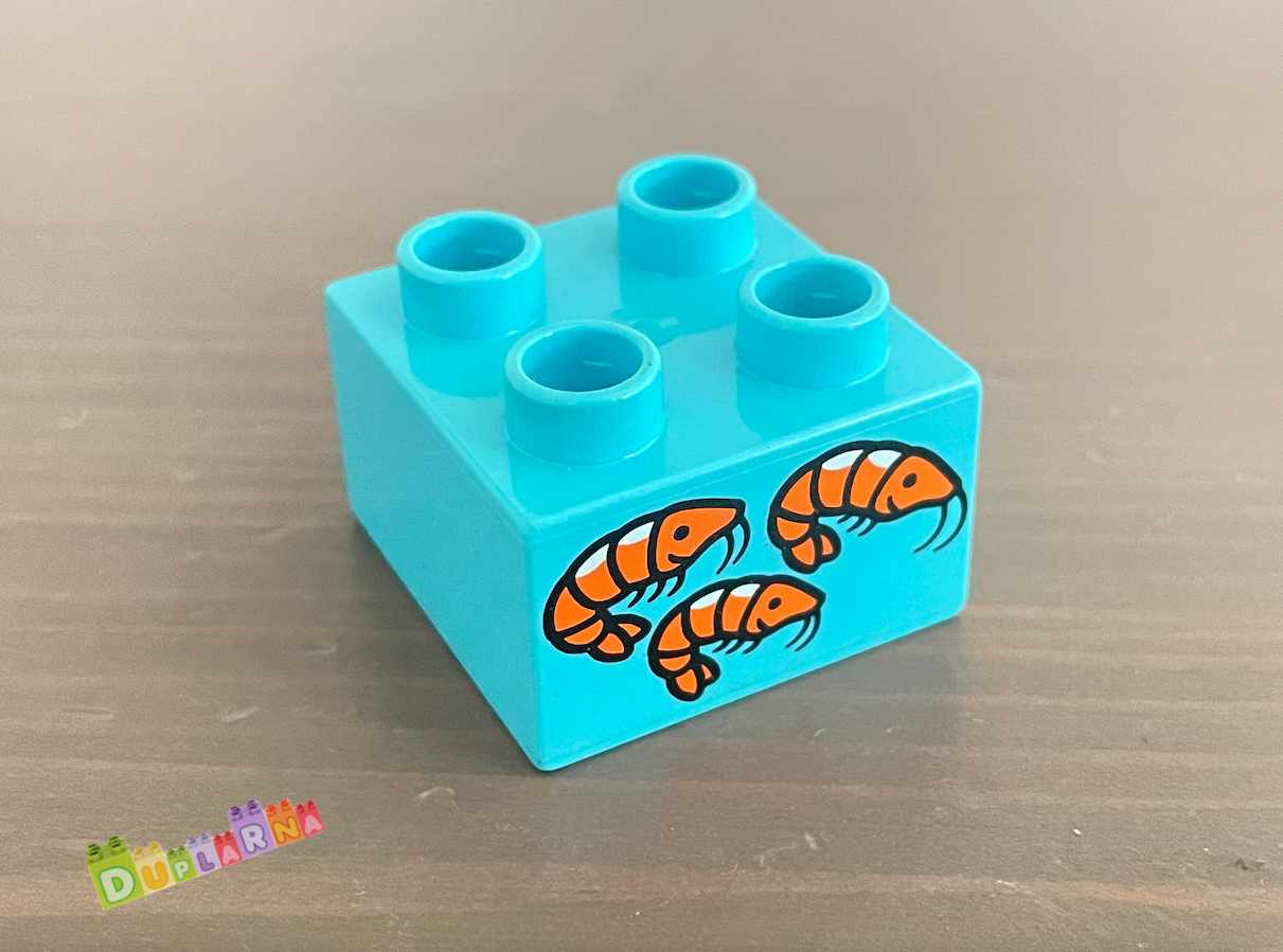Lego Duplo - Kostka s potiskem - krevety