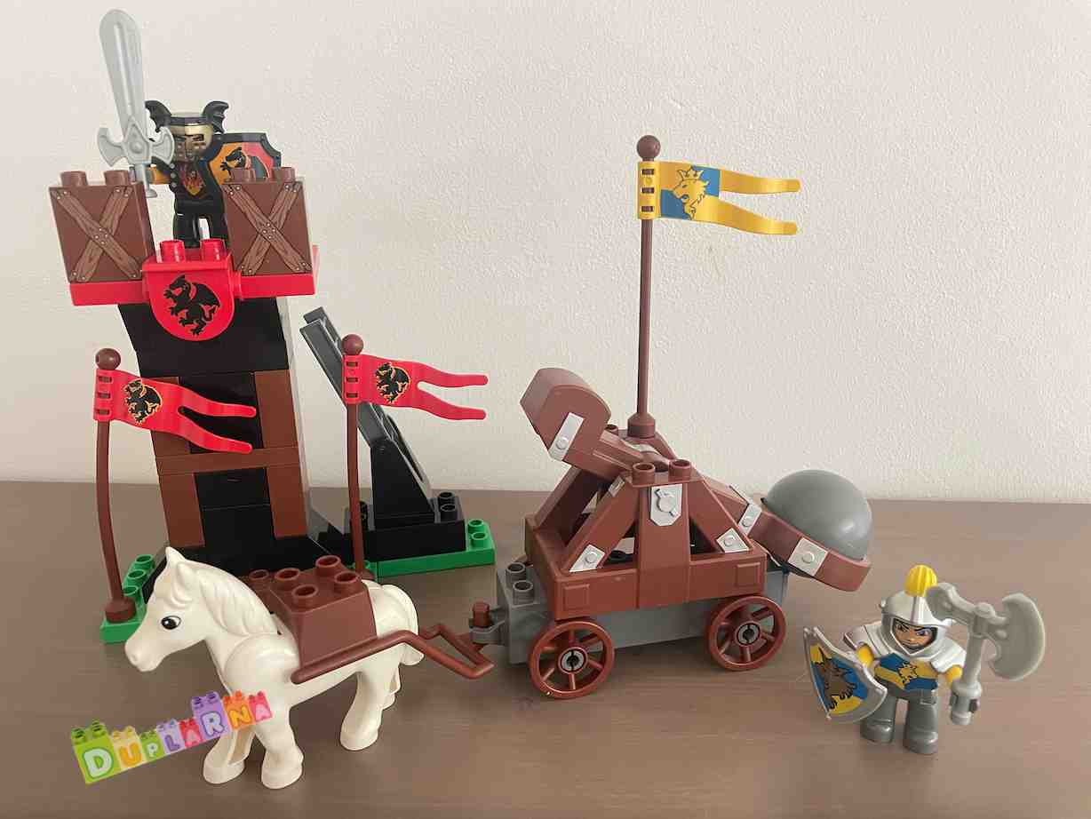 Lego Duplo 4863 - Strážní věž a katapult - Hrad - Rytíři
