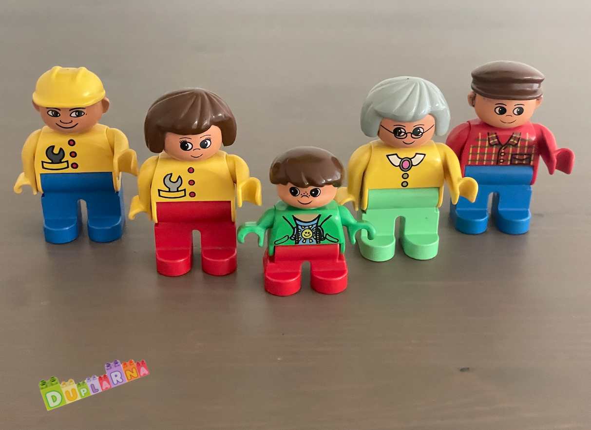 Lego Duplo - Rodinka / Rodina (máma, táta, dítě,...)