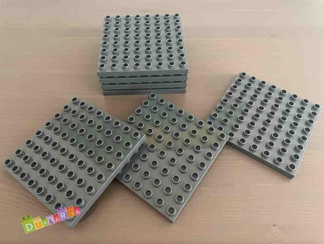 Lego Duplo deska / podložka - 8x8 / šedá NOVÁ
