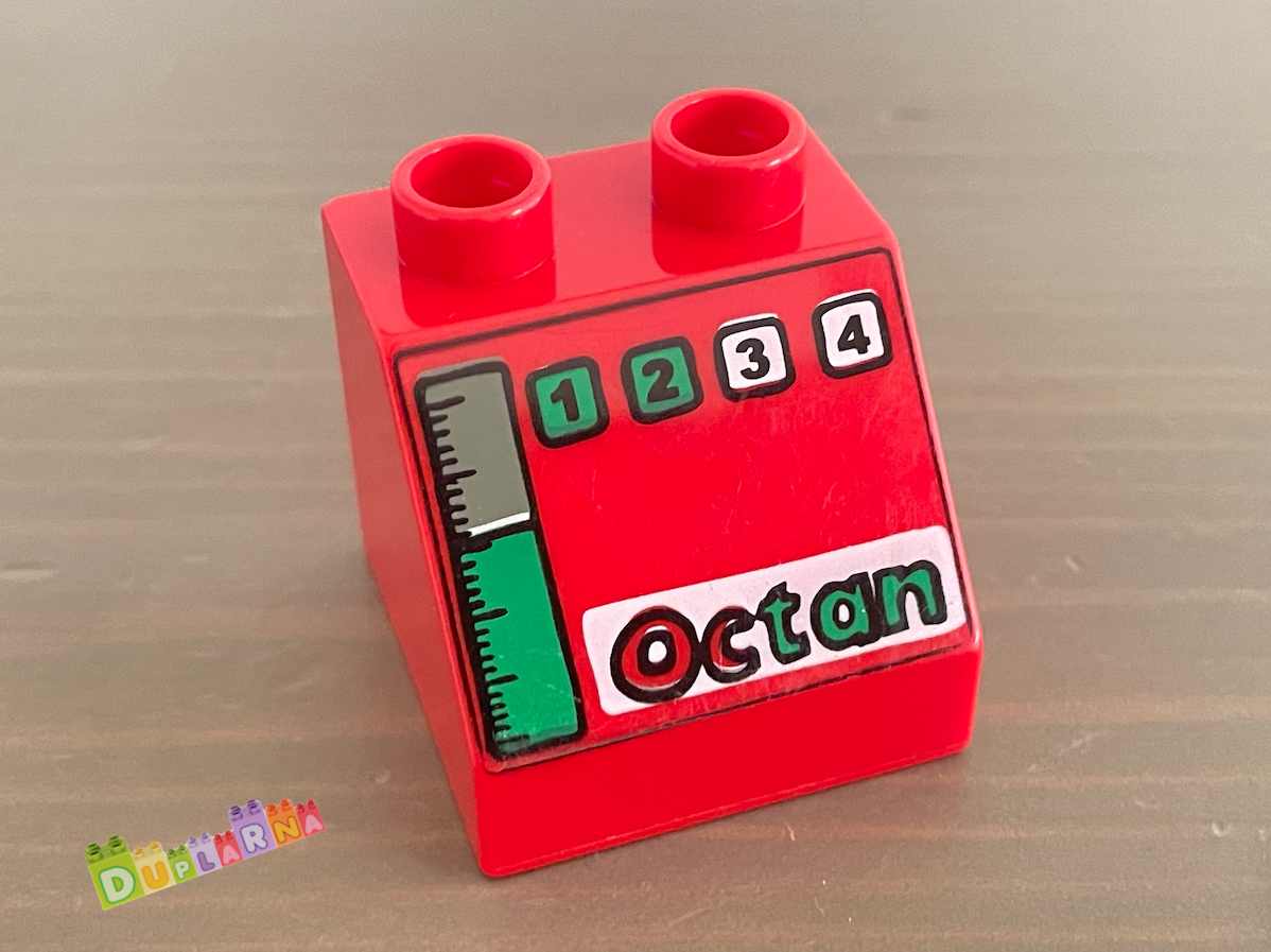 Lego Duplo - Kostka s potiskem octan