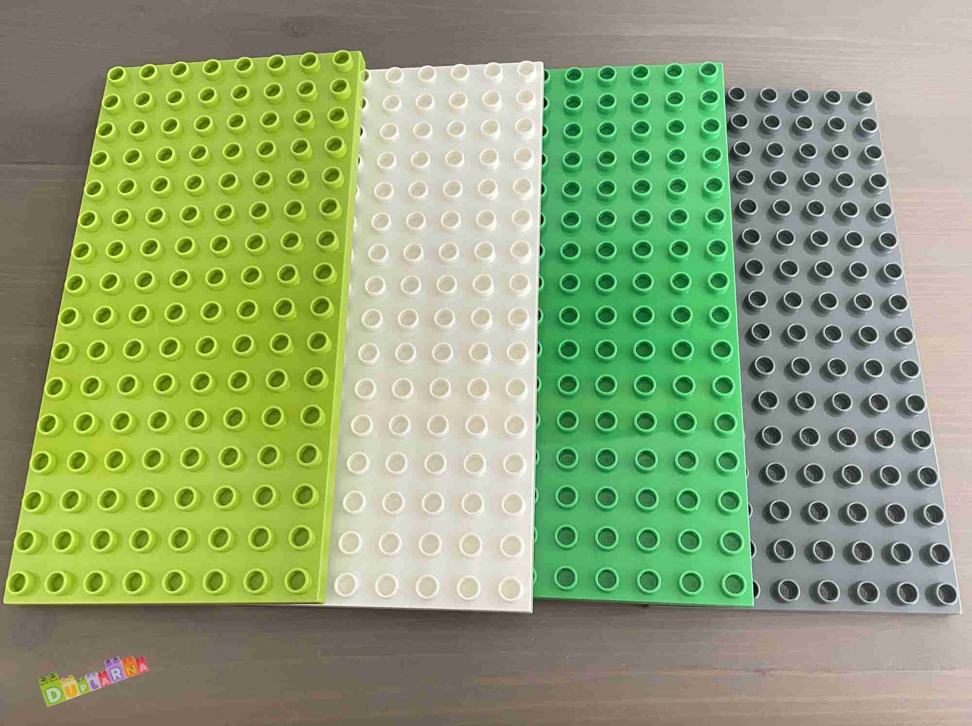 Lego Duplo - Podložky na stavění / Set podložek 8x16 - 4kusy