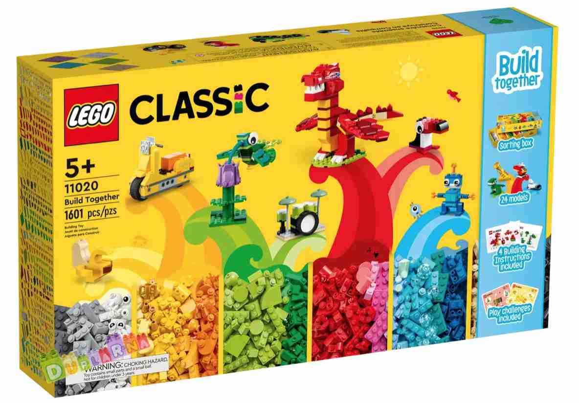 Lego Classic 11020 - Stavíme společně - 1601ks