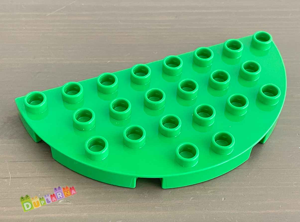 Lego Duplo Podložka 4x8 zaoblená zelená - nové