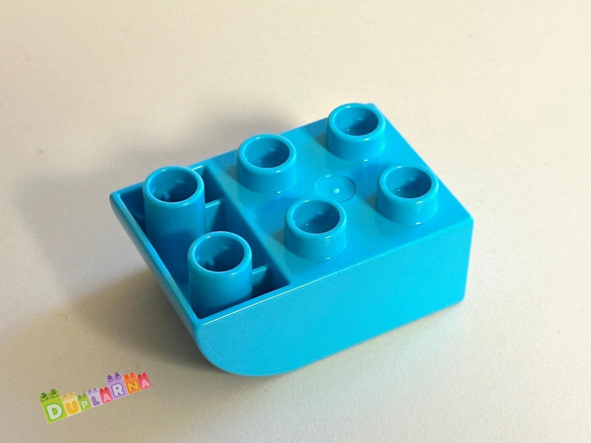 Lego Duplo Kostka 2x3 zaoblená obrácená