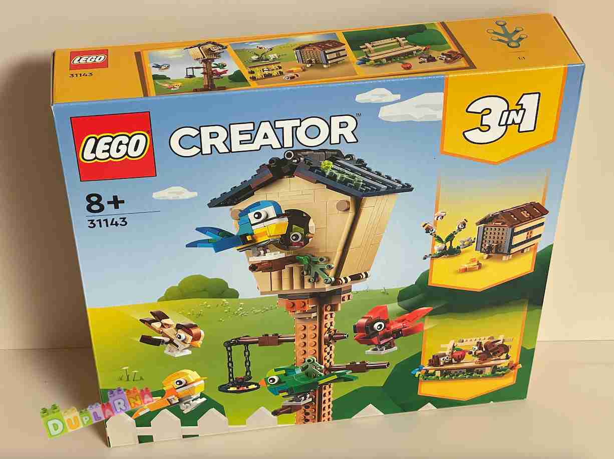 Lego Creator 31143 - Ptačí budka 3v1