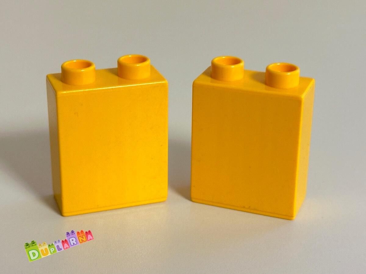 Lego Duplo - Kostka vysoká světle oranžová