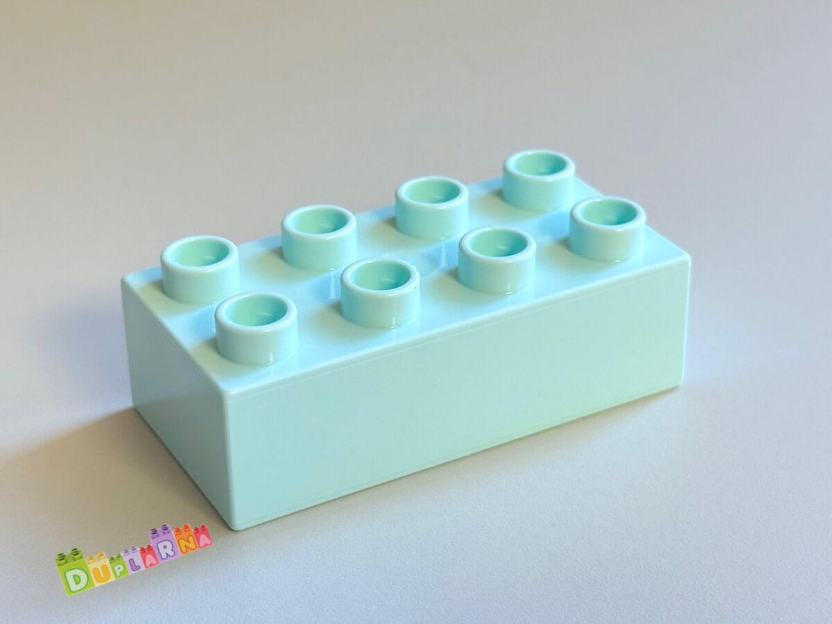 Lego Duplo - kostka / kostky 2x4 světle modré nové