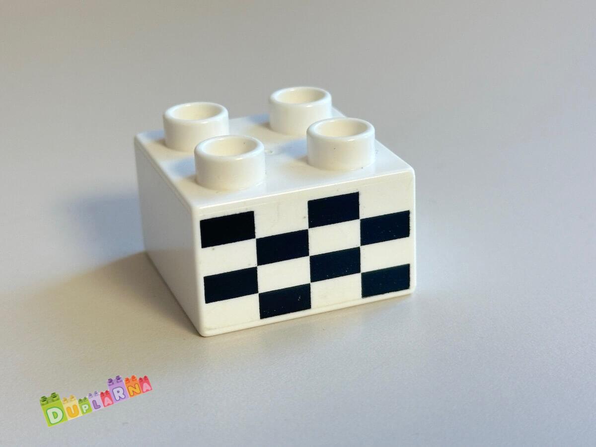 Lego Duplo - Kostka s potiskem - šachovnice