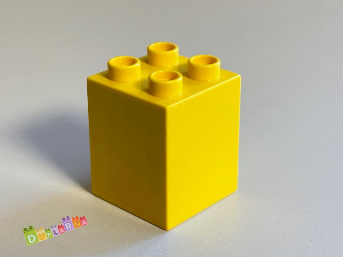 Lego Duplo - Kostka / kostky 2x2x2 žlutá