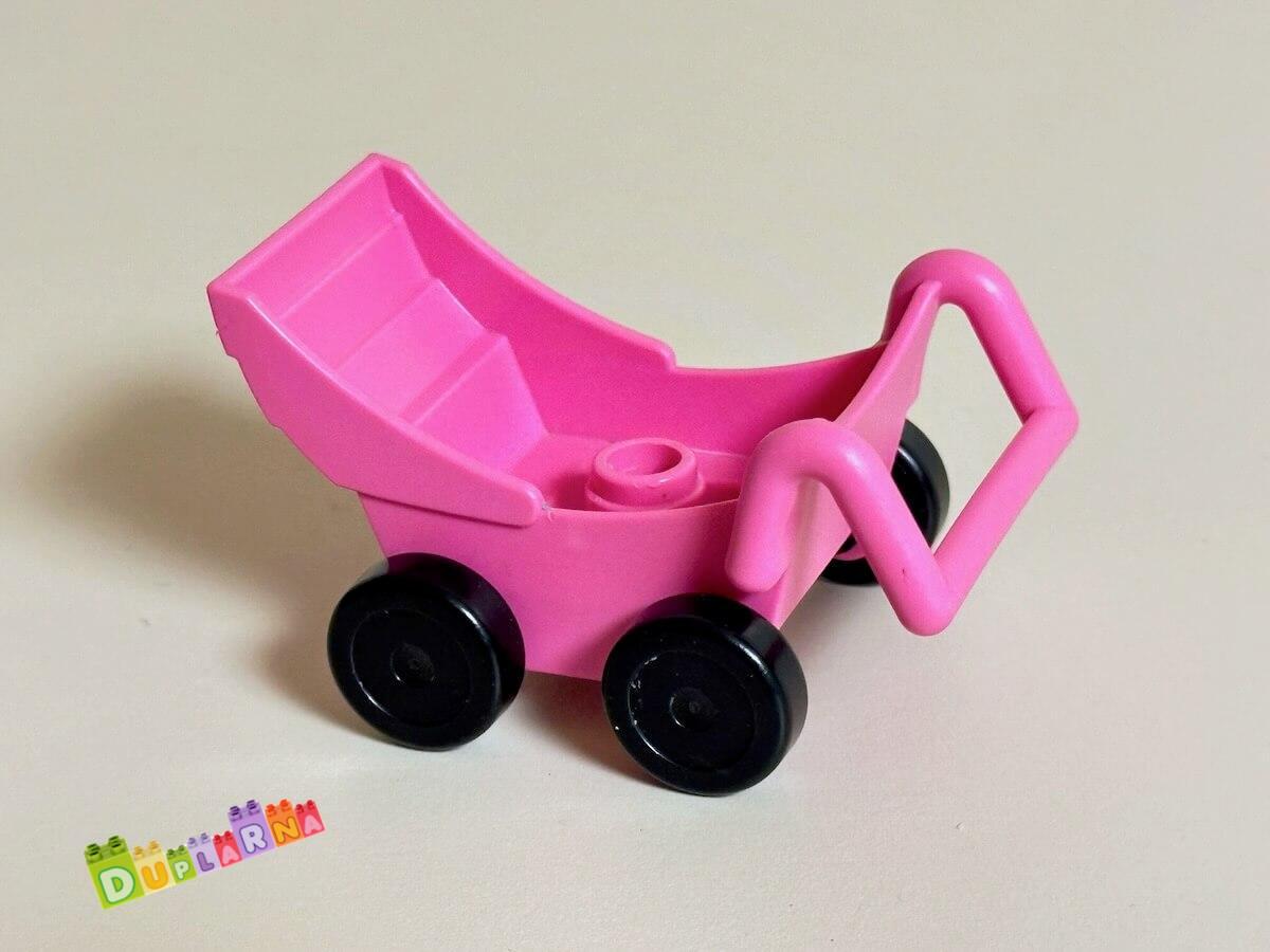 Lego Duplo kočárek růžový