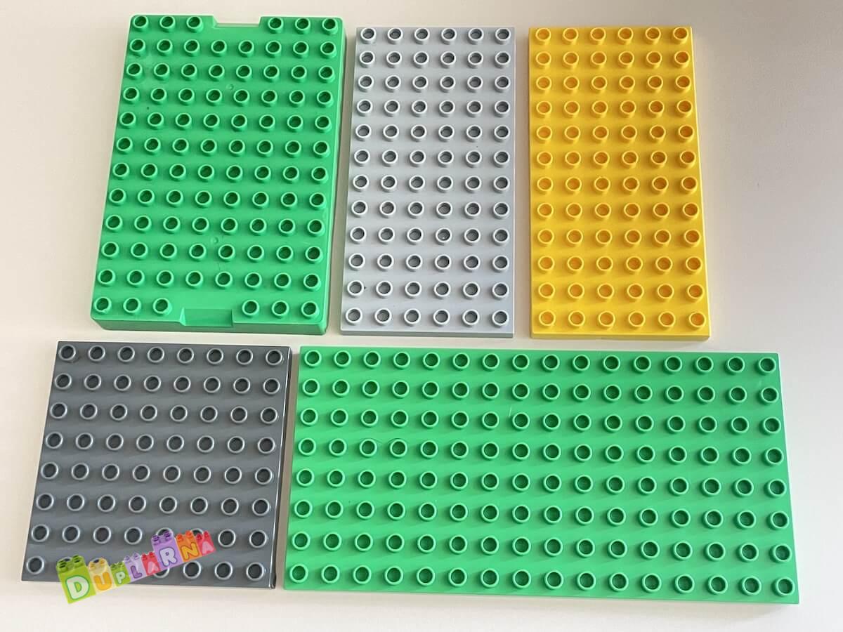 Lego Duplo Deska / podložka - 5 ks poškozené