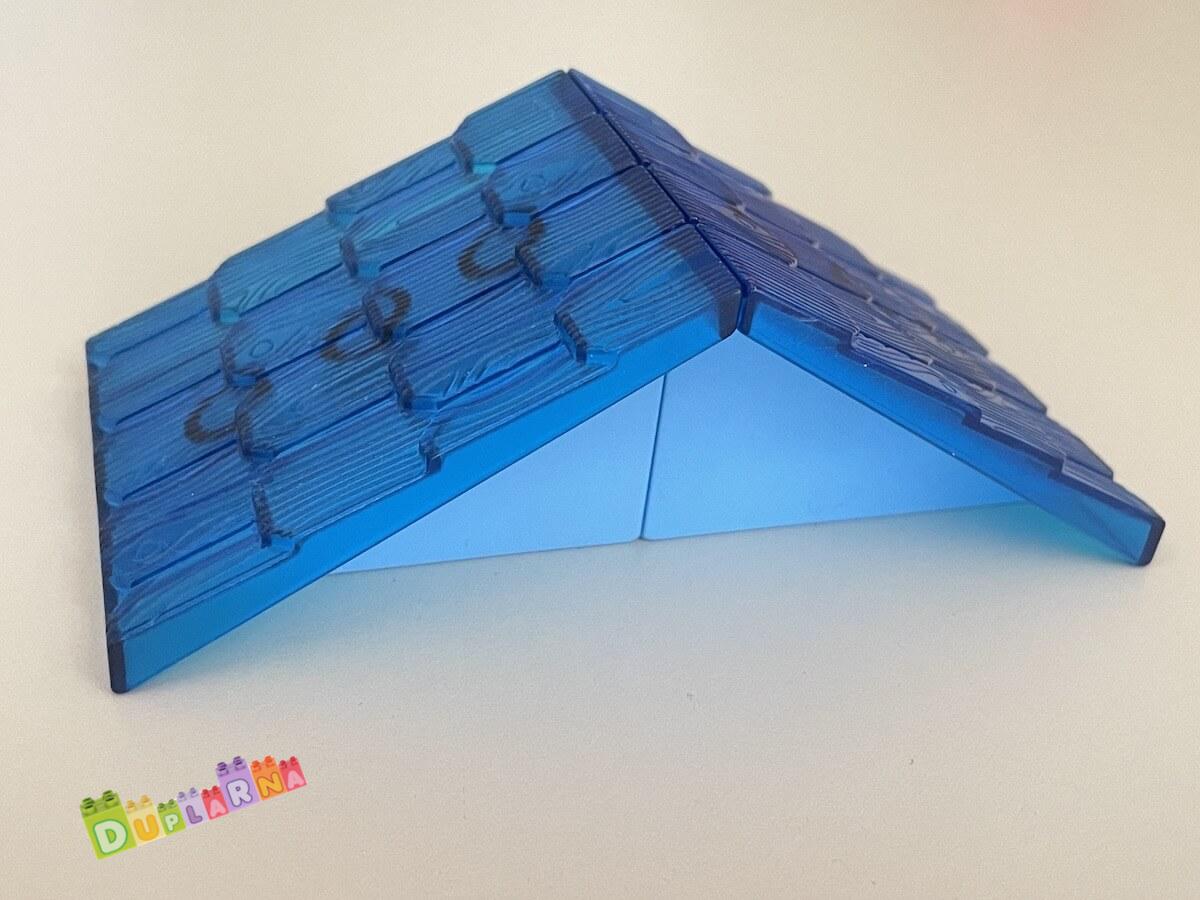 Lego Duplo - Střecha modrá - průhledná