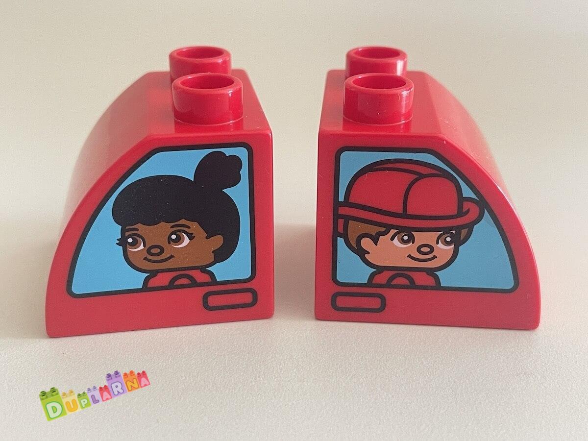 Lego Duplo - Kostka s potiskem děti (holka, kluk)