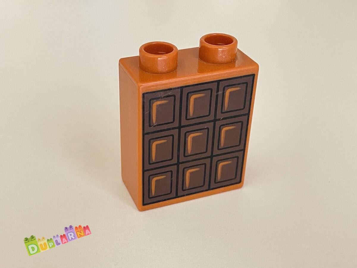 Lego Duplo - Kostka s potiskem - čokoláda