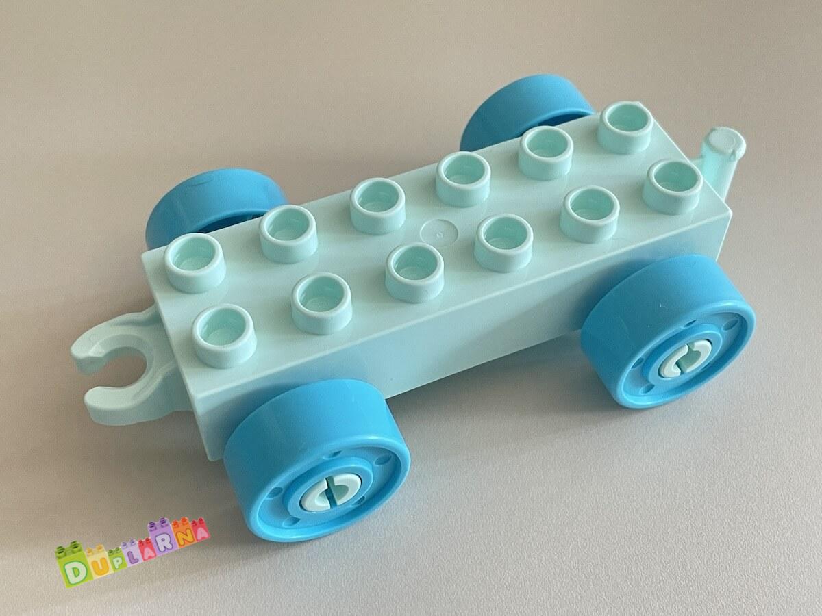 Lego Duplo vláček - podvozek světle modrý