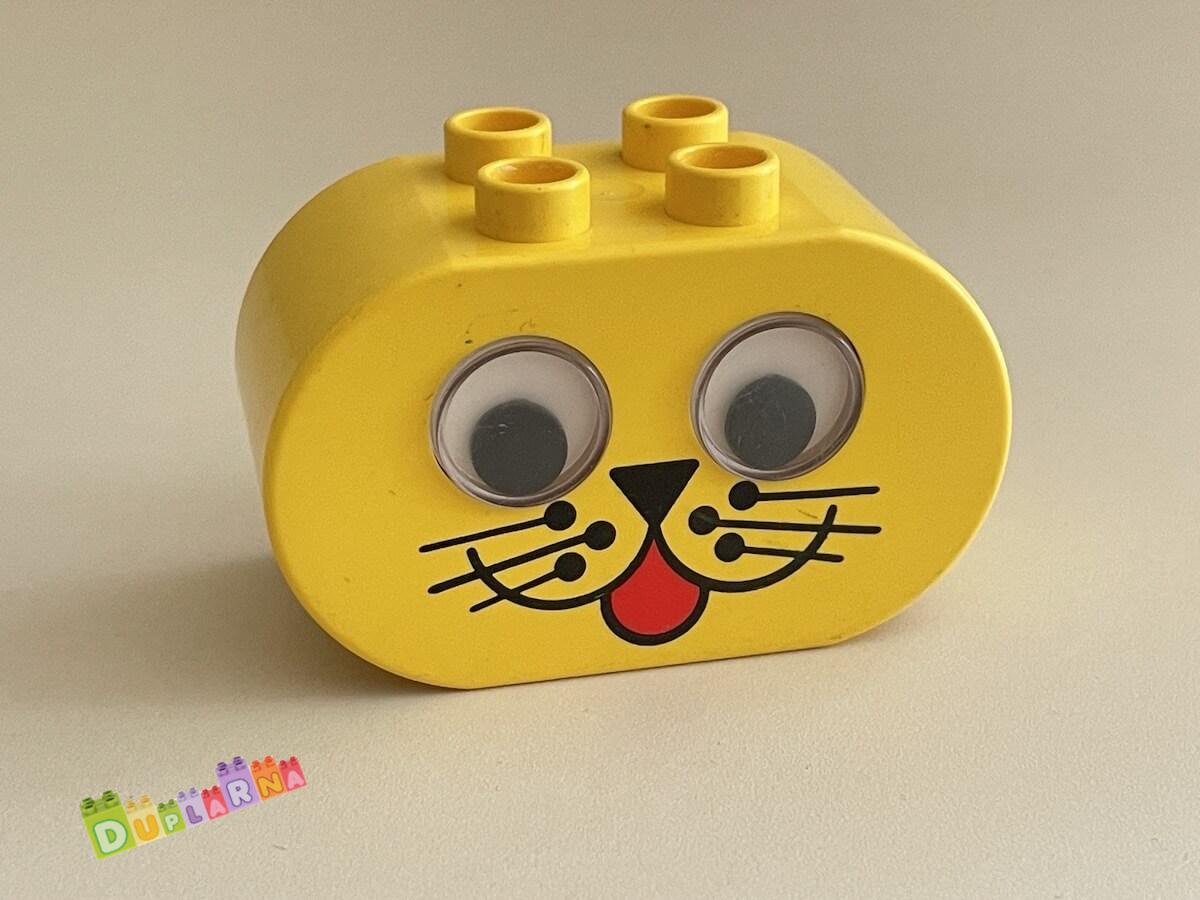 Lego Duplo - Kostka hlava - obličej kočky