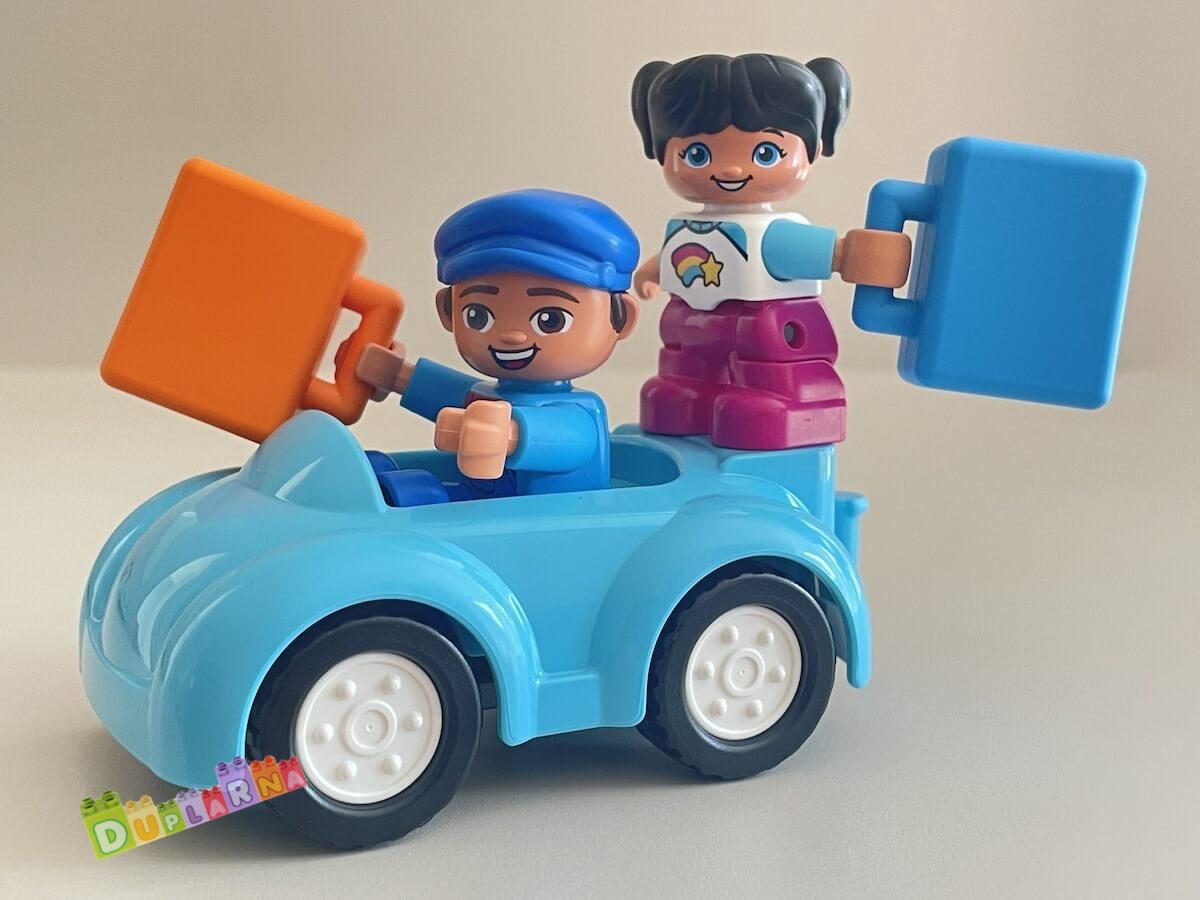 Lego Duplo - Autíčko + tatínek s holčičkou