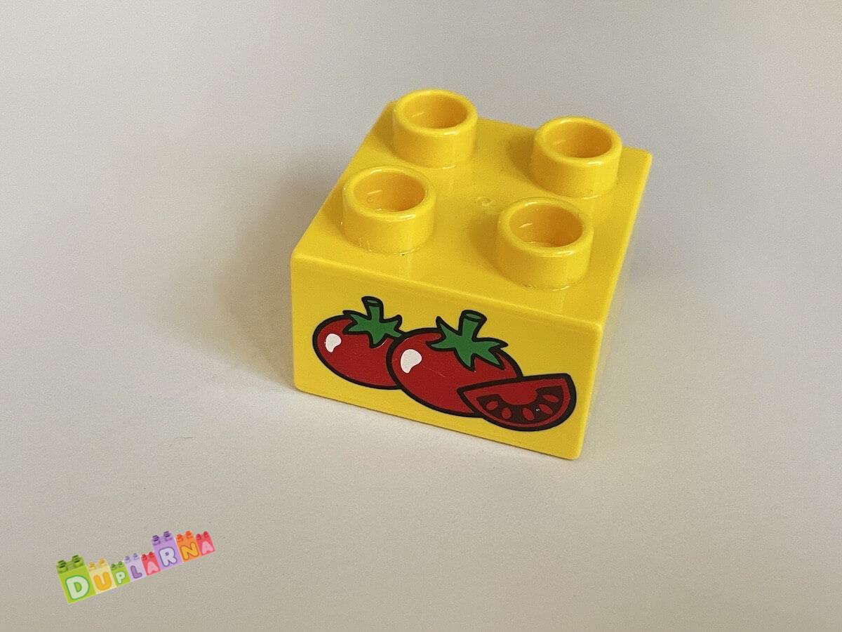 Lego Duplo - Kostka s potiskem - rajčata